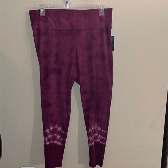 NWT Ideology Red Passion Tie Dyed Pink Activewear - Picture 4 of 5